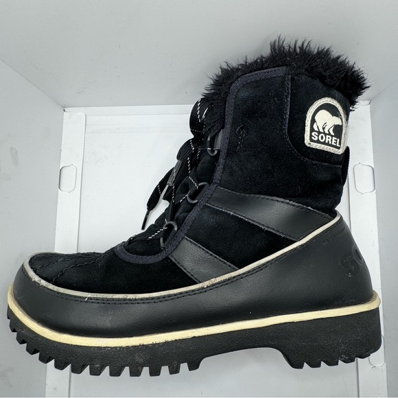 Sorel Tivoli II Waterproof Suede Faux Fur Interior Lace Up Winter Boots - Picture 4 of 11